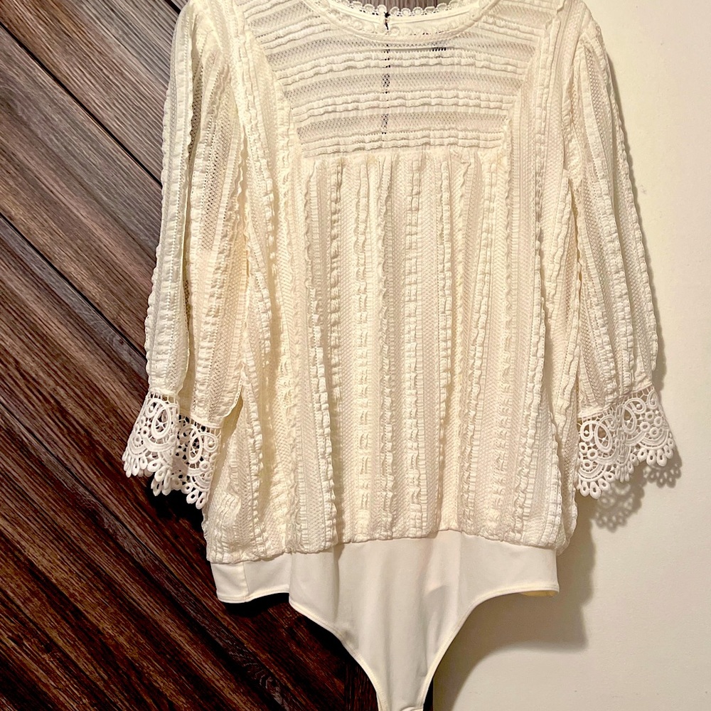Express lace bodysuit.